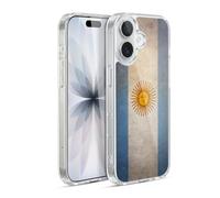 Head Case Designs Argentina Argentinian Argentine Bandiere dei Paesi Grunge Custodia in Gel [Protezione di Grado Militare] Compatibile con Apple iPhone 17 E Compatibile con MagSafe