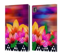 Head Case Designs Azteco Floreale Pattern Mix Custodia Portafoglio in Pelle Compatibile con Apple iPad PRO 11 M4 2024