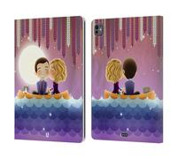 Head Case Designs Baciandosi nella Luna La Luce Dell'Amore Custodia Portafoglio in Pelle Compatibile con Apple iPad PRO 13 M4 2024
