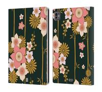 Head Case Designs Bamboo Floreale Lacche Custodia Portafoglio in Pelle Compatibile con Apple iPad PRO 11 M4 2024