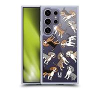 Head Case Designs Beagle Razze di Cani Pattern Custodia in Gel [Protezione di Grado Militare] Compatibile con Samsung Galaxy S25 Ultra