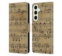 Head Case Designs Beethoven Spartiti Musicali Custodia Portafoglio in Pelle Compatibile con Samsung Galaxy S25+