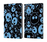 Head Case Designs Blu Teschi Jazz Custodia Portafoglio in Pelle Compatibile con Apple iPad PRO 11 M4 2024