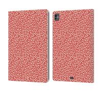 Head Case Designs Caldo Pattern Foglie 2 Custodia Portafoglio in Pelle Compatibile con Apple iPad PRO 13 M4 2024