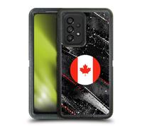 Head Case Designs Canada Canadian Maple Leaf Bandiere Kit Calcio Custodia Antiurto Ultra Blindata Compatibile con Samsung Galaxy A53 5G (2022)