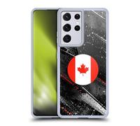 Head Case Designs Canada Canadian Maple Leaf Bandiere Kit Calcio Custodia in Gel [Protezione di Grado Militare] Compatibile Con Samsung Galaxy S21 Ultra 5G E Compatibile Con MagSafe
