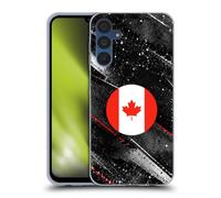 Head Case Designs Canada Canadian Maple Leaf Bandiere Kit Calcio Custodia in Gel [Protezione di Grado Militare] Compatibile Con Samsung Galaxy A15 E Compatibile Con MagSafe