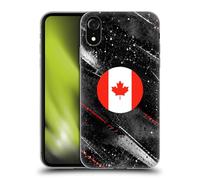 Head Case Designs Canada Canadian Maple Leaf Bandiere Kit Calcio Custodia in Gel [Protezione di Grado Militare] Compatibile con Apple iPhone XR