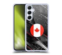 Head Case Designs Canada Canadian Maple Leaf Bandiere Kit Calcio Custodia in Gel [Protezione di Grado Militare] Compatibile con Samsung Galaxy A55 5G