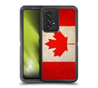 Head Case Designs Canada Canadian Maple Leaf Bandiere Vintage Custodia Antiurto Ultra Blindata Compatibile con Samsung Galaxy A53 5G (2022)