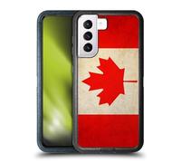 Head Case Designs Canada Canadian Maple Leaf Bandiere Vintage Custodia Antiurto Ultra Blindata Compatibile con Samsung Galaxy S21 5G