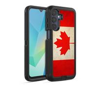 Head Case Designs Canada Canadian Maple Leaf Bandiere Vintage Custodia Antiurto Ultra Blindata Compatibile con Samsung Galaxy A16 5G