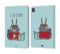 Head Case Designs Caught in The Act Wilbur Natale Custodia Portafoglio in Pelle Compatibile con Apple iPad PRO 13 M4 2024
