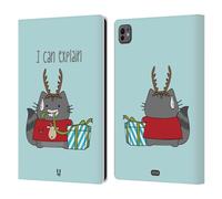 Head Case Designs Caught in The Act Wilbur Natale Custodia Portafoglio in Pelle Compatibile con Apple iPad PRO 11 M4 2024