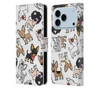 Head Case Designs Chihuahua Razze Di Cani Pattern Custodia Portafoglio in Pelle Compatibile con Apple iPhone 17 Pro