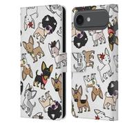 Head Case Designs Chihuahua Razze Di Cani Pattern Custodia Portafoglio in Pelle Compatibile con Apple iPhone 17 Air