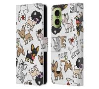 Head Case Designs Chihuahua Razze Di Cani Pattern Custodia Portafoglio in Pelle Compatibile con Apple iPhone 17
