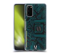 HEAD CASE DESIGNS CIRCUITI CUSTODIA COVER MORBIDA IN GEL PER SAMSUNG TELEFONI 1