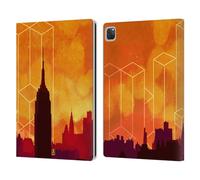 Head Case Designs Città Paesaggi Geometrici Custodia Portafoglio in Pelle Compatibile con Apple iPad PRO 13 M4 2024