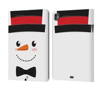 Head Case Designs Classici Mr Snowman Custodia Portafoglio in Pelle Compatibile con Apple iPad PRO 13 M4 2024
