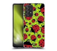 Head Case Designs Coccinella Verde Vita da Insetti Custodia in Gel [Protezione di Grado Militare] Compatibile con Galaxy A52 / A52s / 5G (2021)
