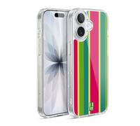 Head Case Designs Cocomero Strisce Verticali Custodia in Gel [Protezione di Grado Militare] Compatibile Con Apple iPhone 17 E Compatibile Con MagSafe