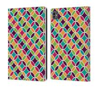 Head Case Designs Colori Assortiti Pattern Quadrifoglio Serie 2 Custodia Portafoglio in Pelle Compatibile con Apple iPad PRO 11 M4 2024