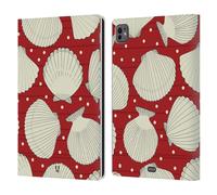 Head Case Designs Conchiglie Pattern Marini 1 Custodia Portafoglio in Pelle Compatibile con Apple iPad PRO 11 M4 2024