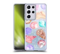 Head Case Designs Conchiglie Vita di Mare Acquarello Custodia in Gel [Protezione di Grado Militare] Compatibile con Samsung Galaxy S21 Ultra 5G