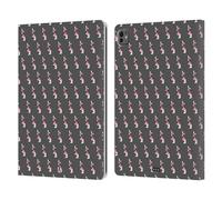 Head Case Designs Coniglio Grigio Stampe Animali Tangram Custodia Portafoglio in Pelle Compatibile con Apple iPad PRO 13 M4 2024