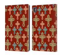 Head Case Designs Coopto Stampa A Croce Custodia Portafoglio in Pelle Compatibile con Apple iPad PRO 11 M4 2024
