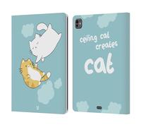 Head Case Designs Creation of Cat Ceiling Cat Vs Basement Cat Custodia Portafoglio in Pelle Compatibile con Apple iPad PRO 13 M4 2024