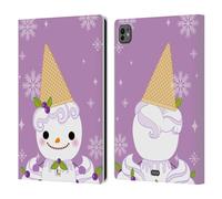 Head Case Designs Crema di Mirtillo Pupazzo di Neve Custodia Portafoglio in Pelle Compatibile con Apple iPad PRO 11 M4 2024