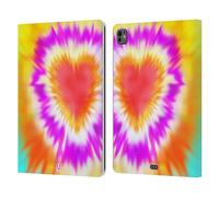 Head Case Designs Cuore Che Esplode Tie Dye S2 Custodia Portafoglio in Pelle Compatibile con Apple iPad PRO 13 M4 2024