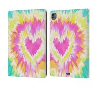 Head Case Designs Cuore Matto Colourful Love Custodia Portafoglio in Pelle Compatibile con Apple iPad PRO 13 M4 2024