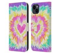 Head Case Designs Cuore Matto Colourful Love Custodia Portafoglio in Pelle Compatibile con Apple iPhone 15 Plus