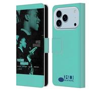 Head Case Designs Custodia a portafoglio in pelle con licenza ufficiale Blue Note Records Freddie Hubbard Open Sesame Albums compatibile con Apple iPhone 17 Pro