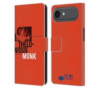 Head Case Designs Custodia a portafoglio in pelle con licenza ufficiale Blue Note Records Thelonious Monk Albums 2, compatibile con Apple iPhone 17 Air