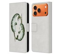 Head Case Designs Custodia a portafoglio in pelle con licenza ufficiale Cat Coquillette Original Narwhals Sea compatibile con Apple iPhone 17 Pro Max