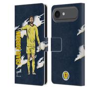 Head Case Designs Custodia a portafoglio in pelle con licenza ufficiale della squadra di calcio scozzese Craig Gordon, compatibile con Apple iPhone 17 Air