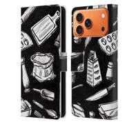 Head Case Designs Custodia a portafoglio in pelle con licenza ufficiale Haroulita Cooking Lovers Food - Frutta compatibile con Apple iPhone 17 Pro Max