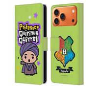 Head Case Designs Custodia a portafoglio in pelle con licenza ufficiale Harry Potter Quirinus Quirrell Doni della Morte XXXIII, compatibile con Apple iPhone 17 Pro Max