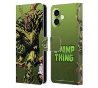 Head Case Designs Custodia a portafoglio in pelle con licenza ufficiale Justice League DC Comics Swamp Thing #0 Dark Comic Art compatibile con Apple iPhone 17