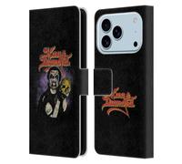 Head Case Designs Custodia a portafoglio in pelle con licenza ufficiale King Diamond Conspiracy Tour 1989, compatibile con Apple iPhone 17 Pro