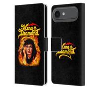 Head Case Designs Custodia a portafoglio in pelle con licenza ufficiale King Diamond Fatal Portrait 2, compatibile con Apple iPhone 17 Air