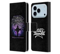 Head Case Designs Custodia a portafoglio in pelle con licenza ufficiale King Diamond Graveyard, compatibile con Apple iPhone 17 Pro