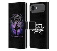 Head Case Designs Custodia a portafoglio in pelle con licenza ufficiale King Diamond Graveyard, compatibile con Apple iPhone 17 Air