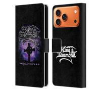 Head Case Designs Custodia a portafoglio in pelle con licenza ufficiale King Diamond Graveyard, compatibile con Apple iPhone 17 Pro Max