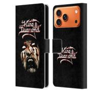 Head Case Designs Custodia a portafoglio in pelle con licenza ufficiale King Diamond Puppet Master Face Poster compatibile con Apple iPhone 17 Pro Max