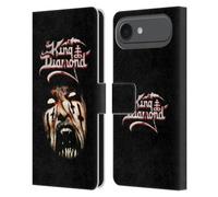 Head Case Designs Custodia a portafoglio in pelle con licenza ufficiale King Diamond Puppet Master Face Poster compatibile con Apple iPhone 17 Air